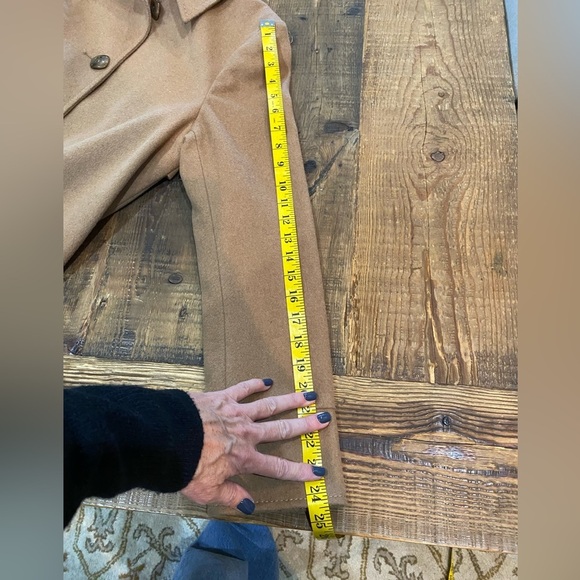 Kristen Blake Camel 60% Wool Coat, Size 10 - Picture 10 of 12